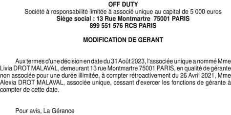 Contenu publication