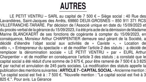 Contenu publication