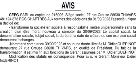 Contenu publication