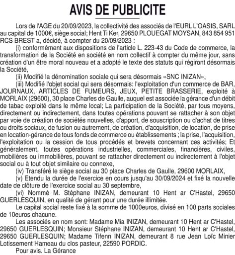 Contenu publication