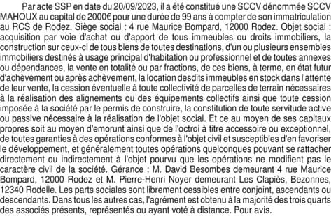 Contenu publication