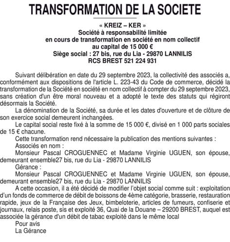 Contenu publication