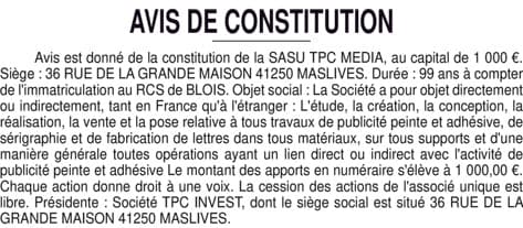 Contenu publication