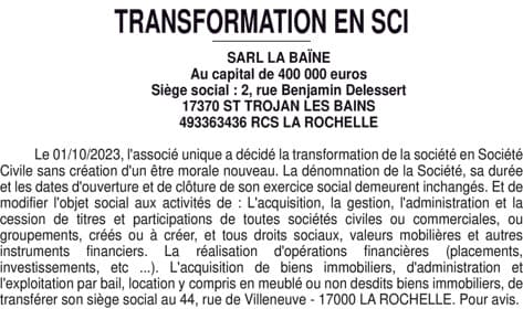 Contenu publication