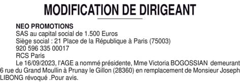 Contenu publication