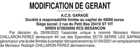 Contenu publication
