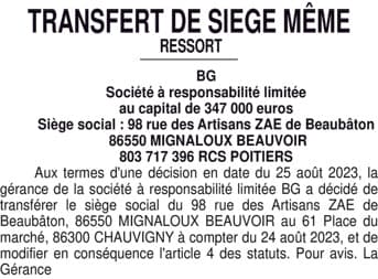 Contenu publication