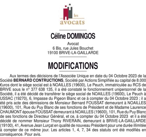 Contenu publication
