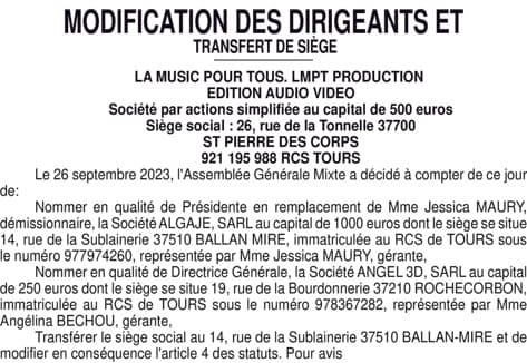 Contenu publication