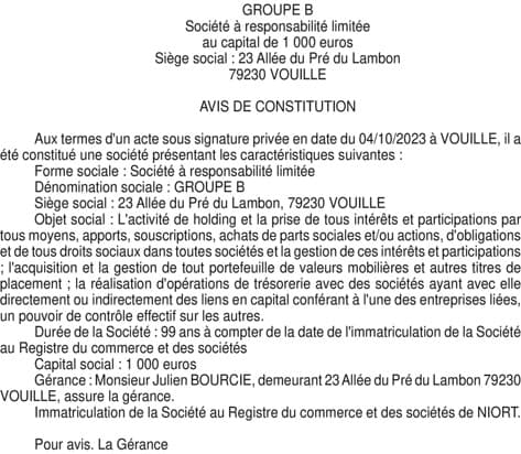 Contenu publication