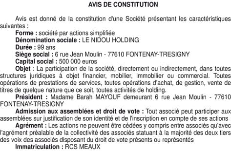 Contenu publication