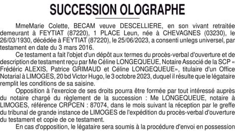 Contenu publication