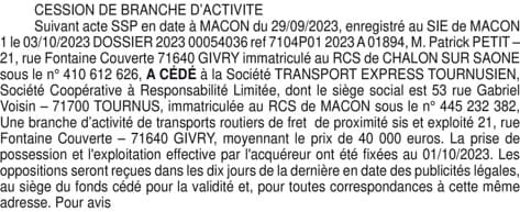Contenu publication