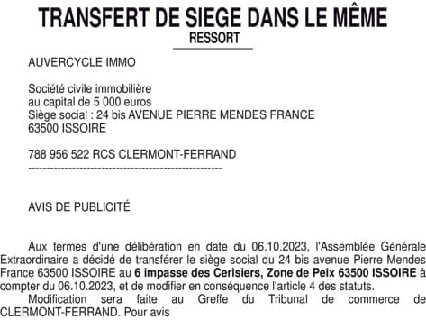 Contenu publication