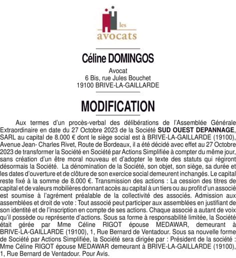 Contenu publication