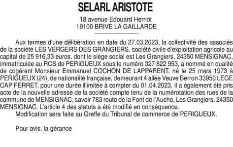 Contenu publication