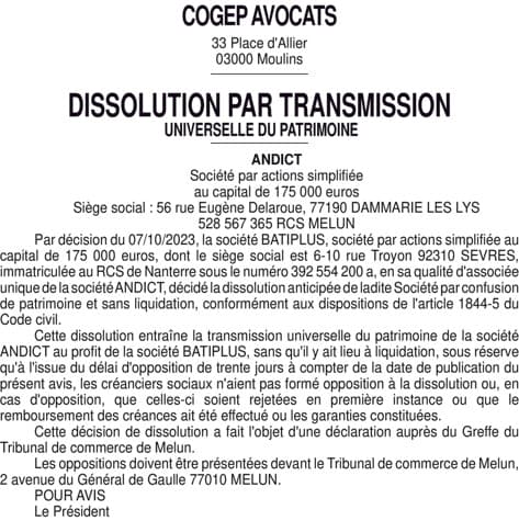 Contenu publication