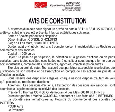 Contenu publication