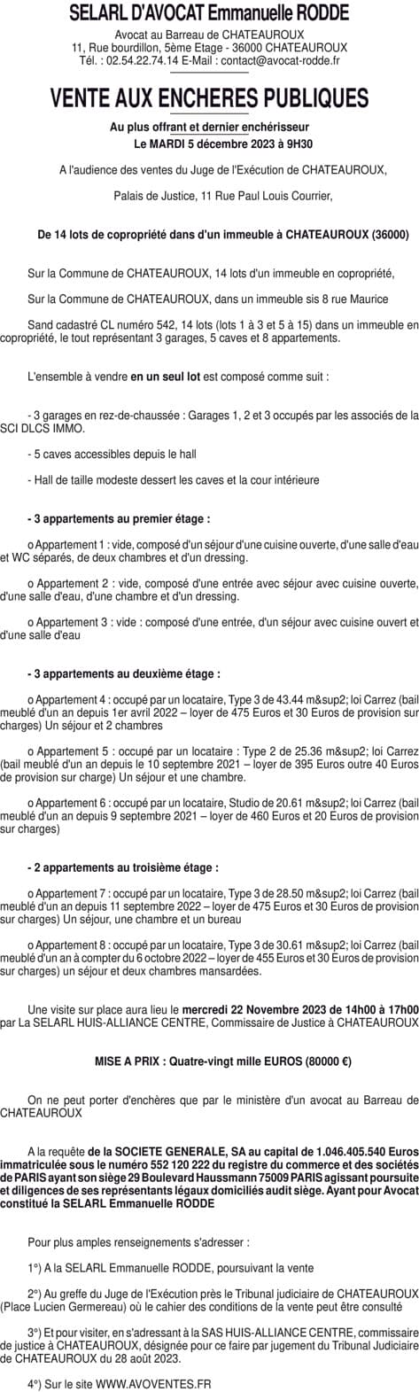 Contenu publication