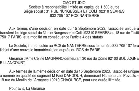 Contenu publication