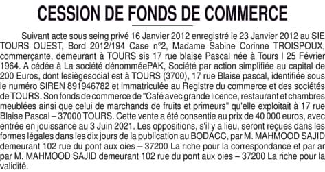 Contenu publication