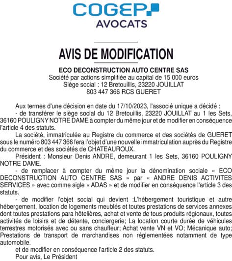 Contenu publication