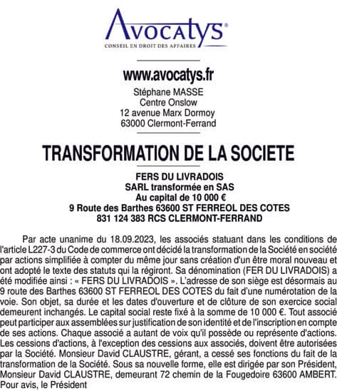 Contenu publication