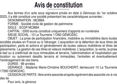 Contenu publication