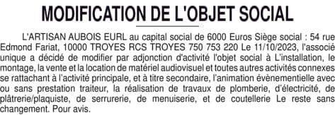 Contenu publication