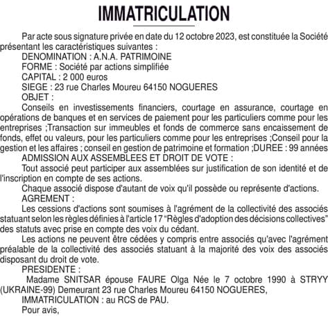 Contenu publication