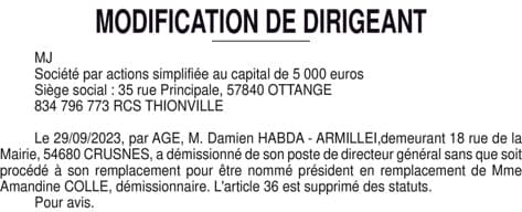 Contenu publication