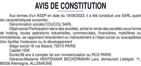 Contenu publication