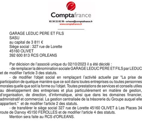 Contenu publication