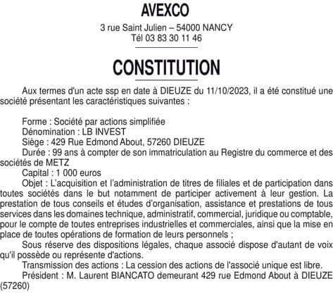Contenu publication