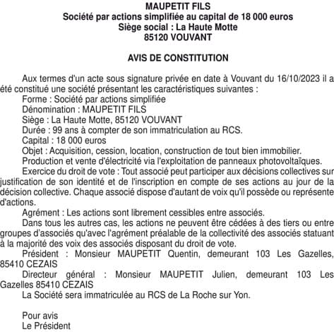Contenu publication