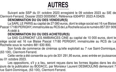 Contenu publication