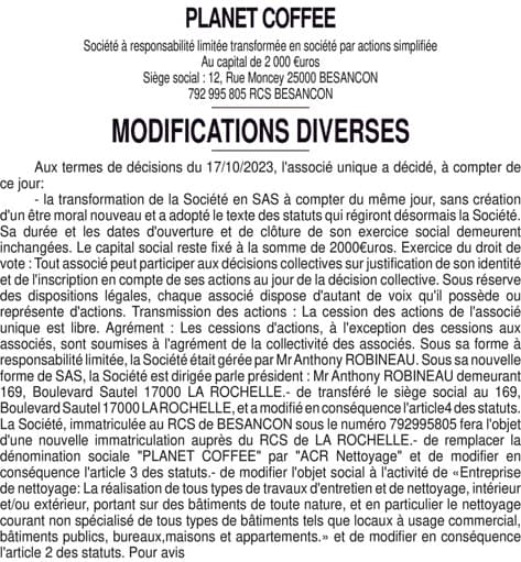Contenu publication