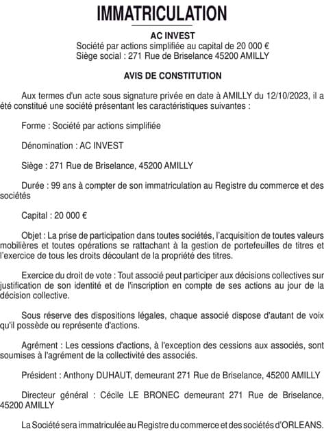 Contenu publication