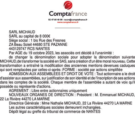 Contenu publication
