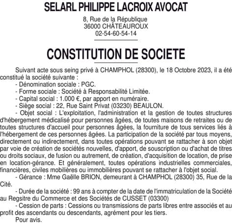 Contenu publication