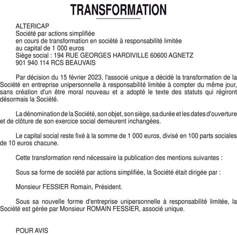 Contenu publication