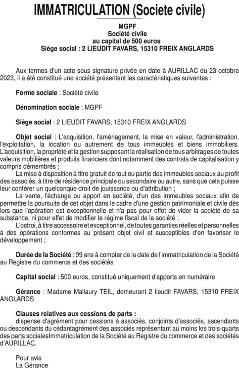 Contenu publication