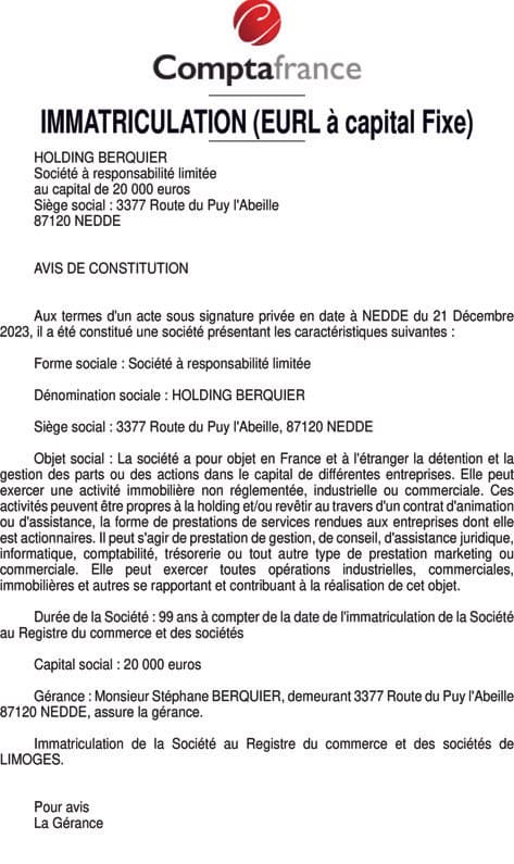 Contenu publication