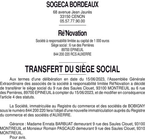 Contenu publication