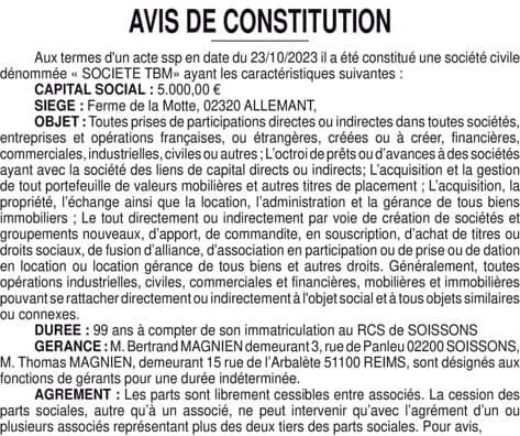 Contenu publication