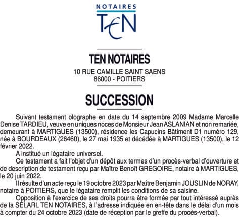 Contenu publication
