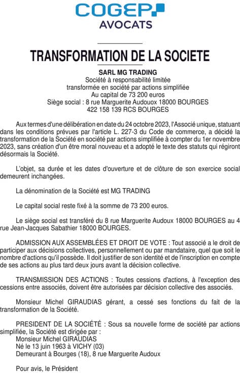 Contenu publication