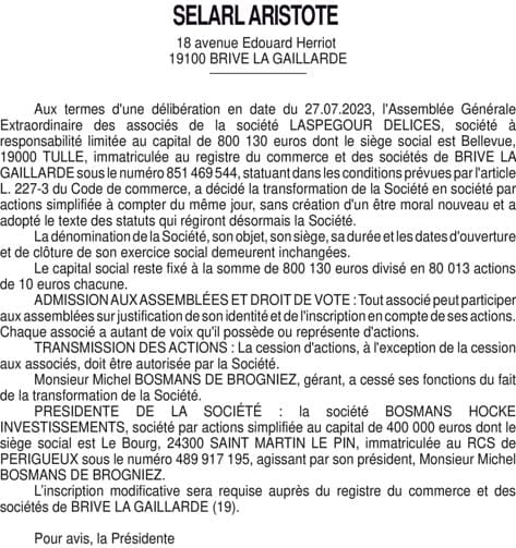 Contenu publication