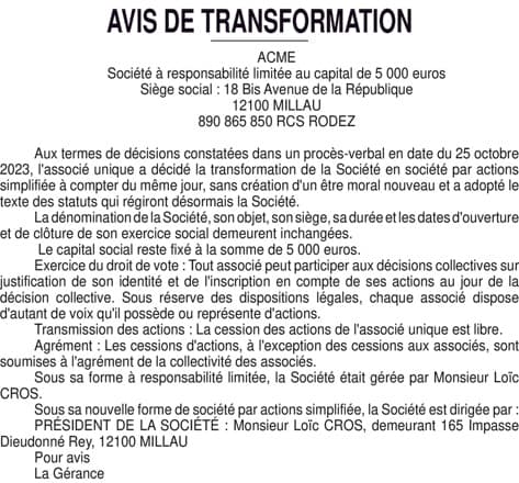Contenu publication