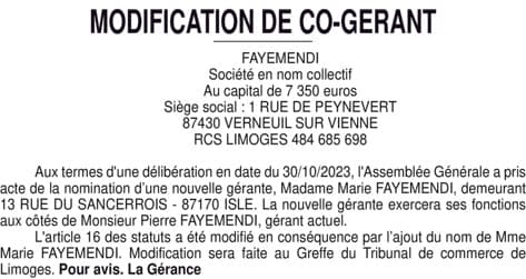 Contenu publication